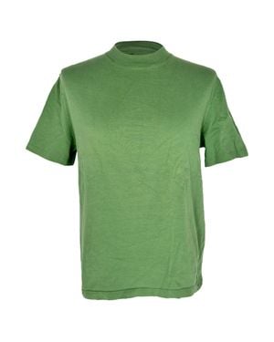 Lanvin Logo-Print T-Shirt - Green