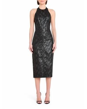 Amanda Uprichard Donahue Midi Dress - Black