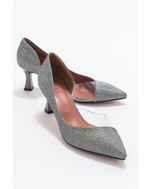 Prologue Shoes Vera Pointed Toe Pump - Gray