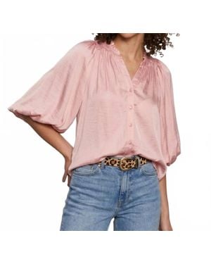 Sanctuary Plenty Of Love Bubble Blouse - Pink
