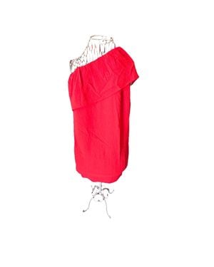 Pine Apparel Simple Moments Shoulder Dress - Red