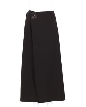 Paloma Wool Blont Wrap Design Midi Skirt - Black