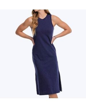 Southern Tide Delaney Sun Farer Tank Dress - Blue