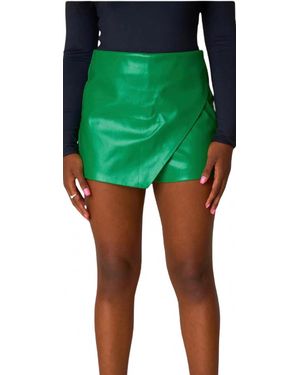 BuddyLove John Vegan Leather Envelope Skort - Green