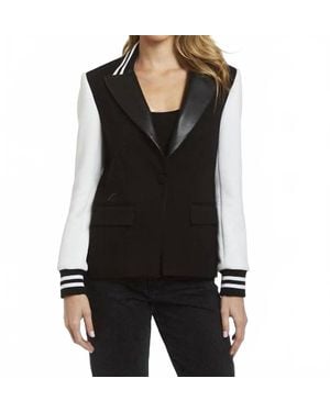 Drew Joanna Two-Tone Blazer - Black
