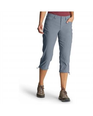 Eddie Bauer Mid Rise Guide Capri Pants - Blue