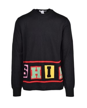 Comme des Garçons Shirt Crew Neck Sweater - Black