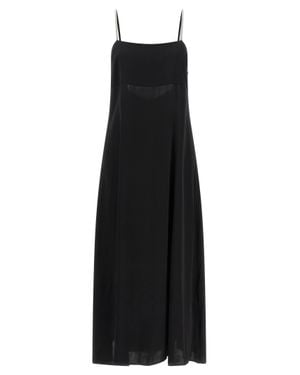 Peserico Viscose Long Dress - Black