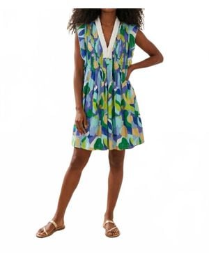 Jude Connally Larissa Abstract Moma Iris Dress - Green