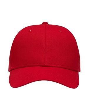 Sportsman Lo-Pro Solid Back Traditional Trucker Cap - Red