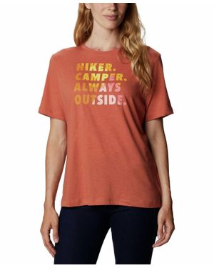 Columbia Activewear Plus Size Graphic-Print T-Shirt - Red
