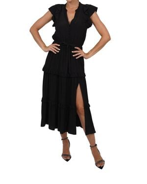 Love Token Sadie Midi Dress - Black