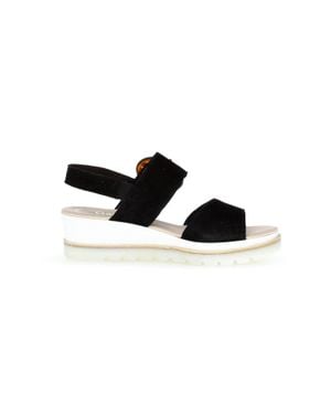Gabor 44.645.37 Wedge Sandal - Black