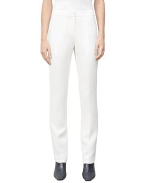 Lafayette 148 New York Finesse Crepe Barrow Pant - White