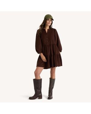 Nautica Corduroy Mini Dress - Brown