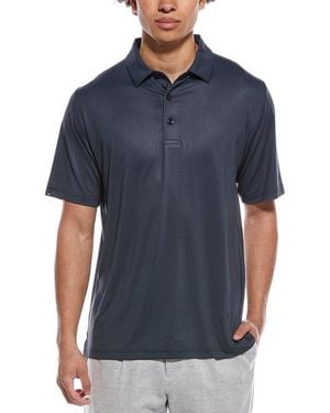 Callaway Apparel Chev Foulard Print Polo Shirt - Blue