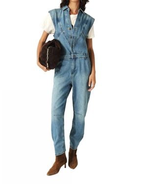 Ba&sh Figo Sleeveless Jumpsuit - Blue
