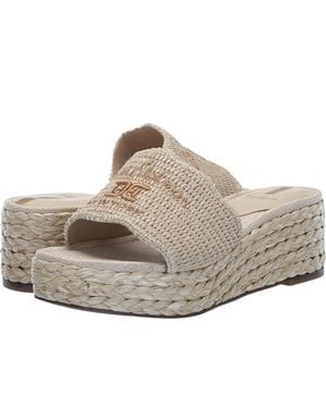 Sam Edelman Camila J0291M2251 Sandal Wedge Heel Slip-On Htat1015 - Natural