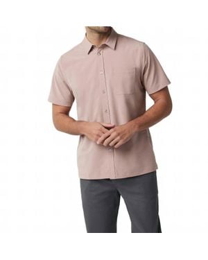 Vuori Short Sleeve Bridge Button Down - Orange
