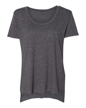 Next Level Festival Scoop Neck T-Shirt - Gray