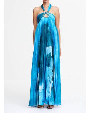 Acler Askham Maxi Dress - Blue