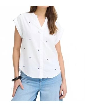 B.Young Isilas V-Neck Blouse - White
