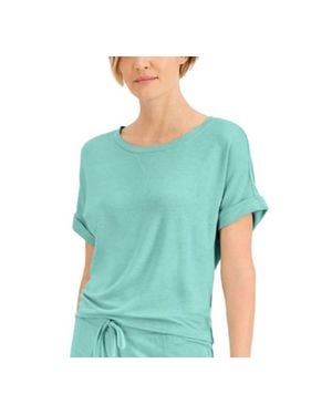 Alfani Ultra-Soft Pajama Top - Blue