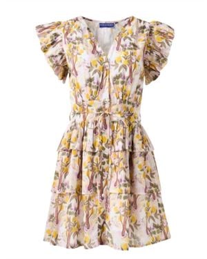 Ro's Garden Hunan Short Dress - Yellow