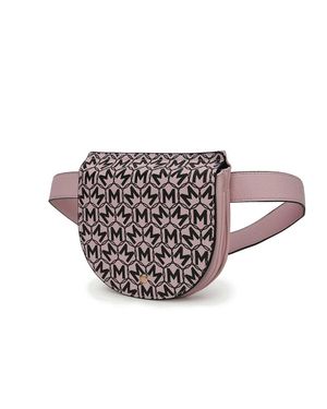 MKF Daksha Signature Half Moon Belt Waist Bag By Mia K - White