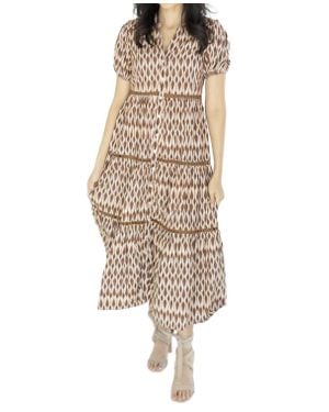 Victoria Dunn Tatum Dress - Natural