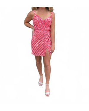 Scala Mini Dress - Red