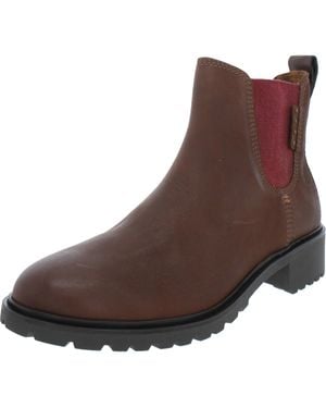 Cobb Hill Winter Chelsea Leather Pull On Chelsea Boots - Brown