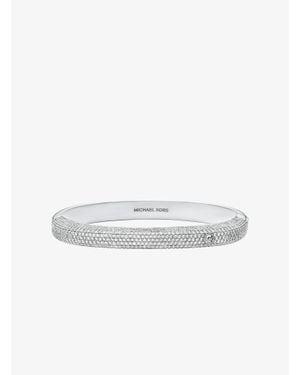 Michael Kors Pavé Square Bangle - White