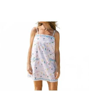 SUNSHINE TIENDA Sandbar Grotto Mini Dress - Purple