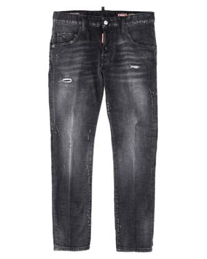 DSquared² Distressed Stretch Cotton-Blend Jeans - Gray