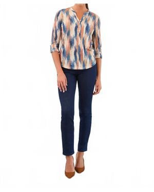 Fdj Suzanne Straight Leg Denim Jeans - Blue
