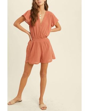 Wishlist Remi Romper - Orange