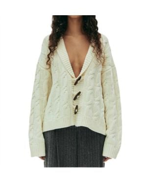 THE GARMENT Como Cable Cardigan - Green