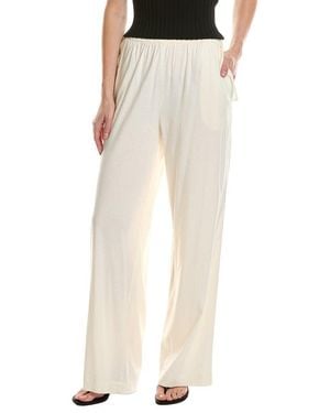 Nia Alejo Linen-Blend Pant - Natural