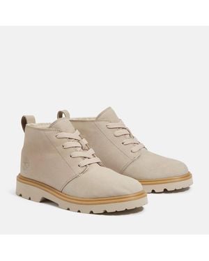 Timberland Rowan Way Tb0A42Gjeo2 Taupe Warm-Lined Chukka Boots Mew575 - Natural