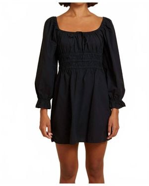Nation Ltd Marisol Gathered Dress - Black