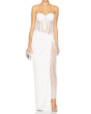 retroféte Carla Jumpsuit - White