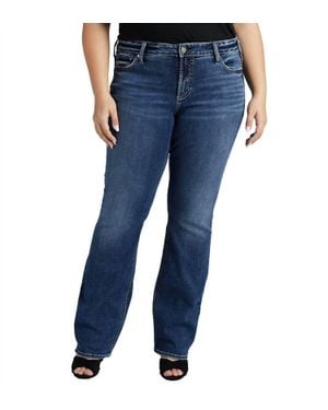 Silver Jeans Co. Elyse Curvy Fit Jean - Blue