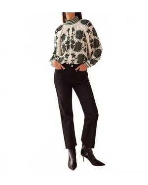 Omika Brooke Blouse - Black