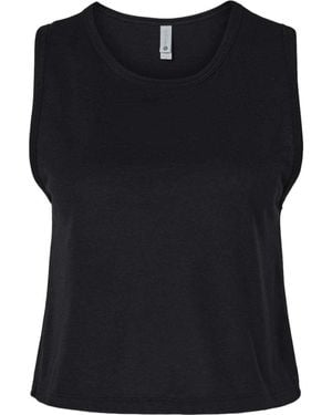 Next Level Festival Crop Tank - Black