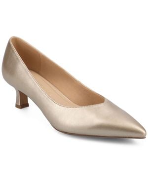 Journee Collection Apos;S Pammie Medium And Wide Width Pumps - White