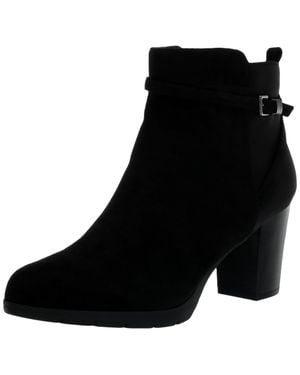 Anne Klein Riah High Heel Ankle Bootie - Black