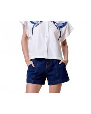 Cleobella Ariel Blouse - Blue