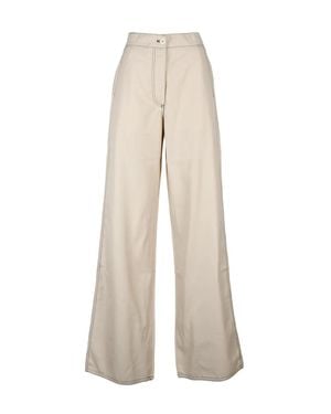 Sunnei Polyester/Cotton Pants - White