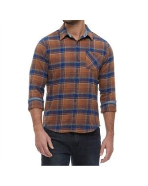 Flag & Anthem Ironwood Long Sleeve Heather Flannel Shirt - Black